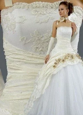 свадебное платье с корсетом