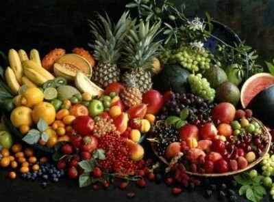 богатство фруктов и ягод