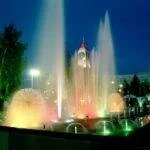 фонтан на Театральной площади Красноярск