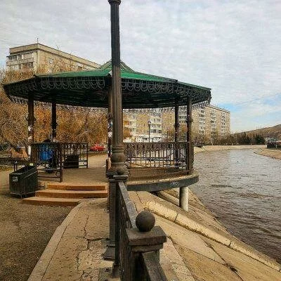 Красноярск, набережная реки Кача